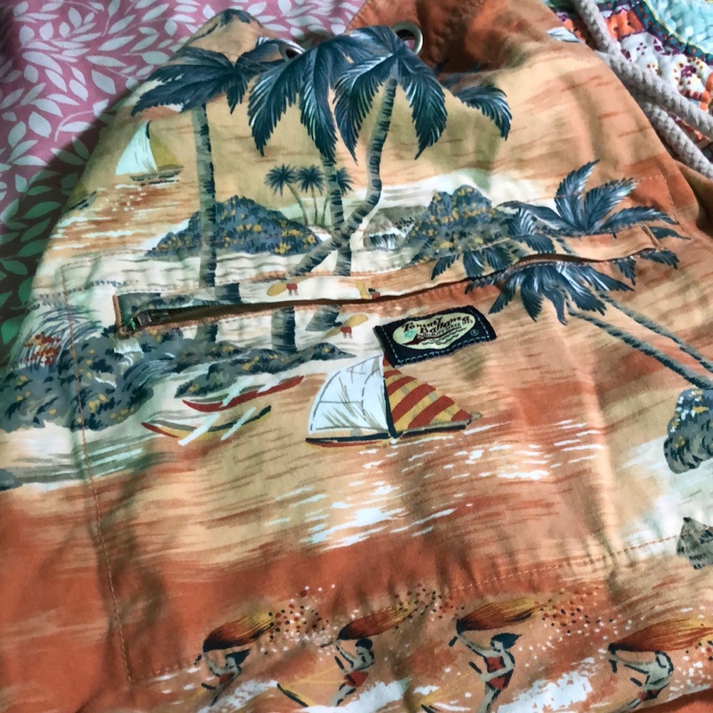 Tommy Bahama drawstring rope bag